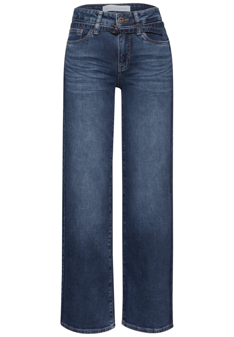 Studio Style Wideleg,mw,mid bl, Medium Blue Wash
