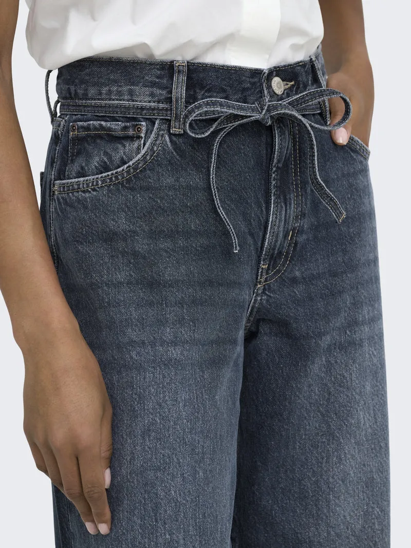 ONLGIANNA MW STRAIGHT DNM DOT003 NO, Special Blue Grey Denim