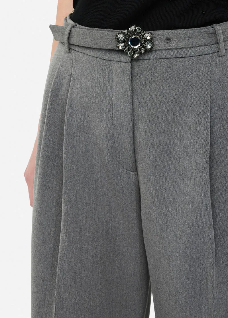 Palazzo Trousers with Belt