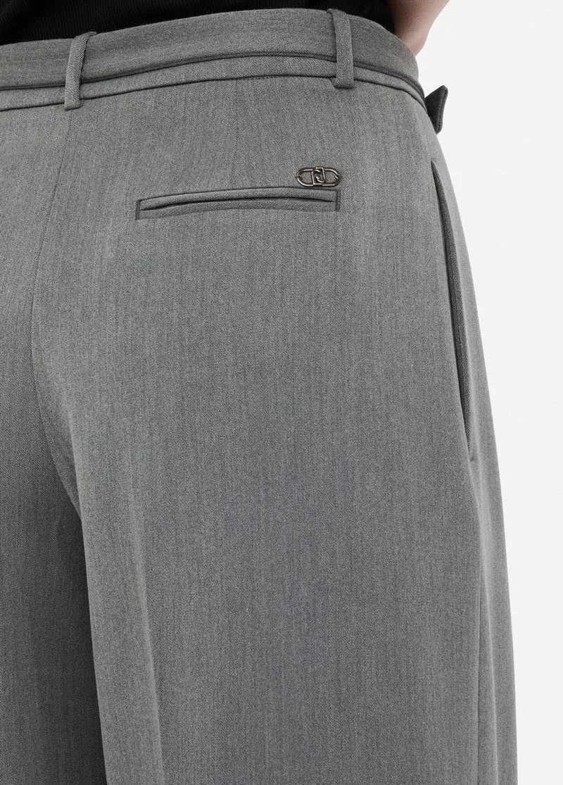Palazzo Trousers with Belt