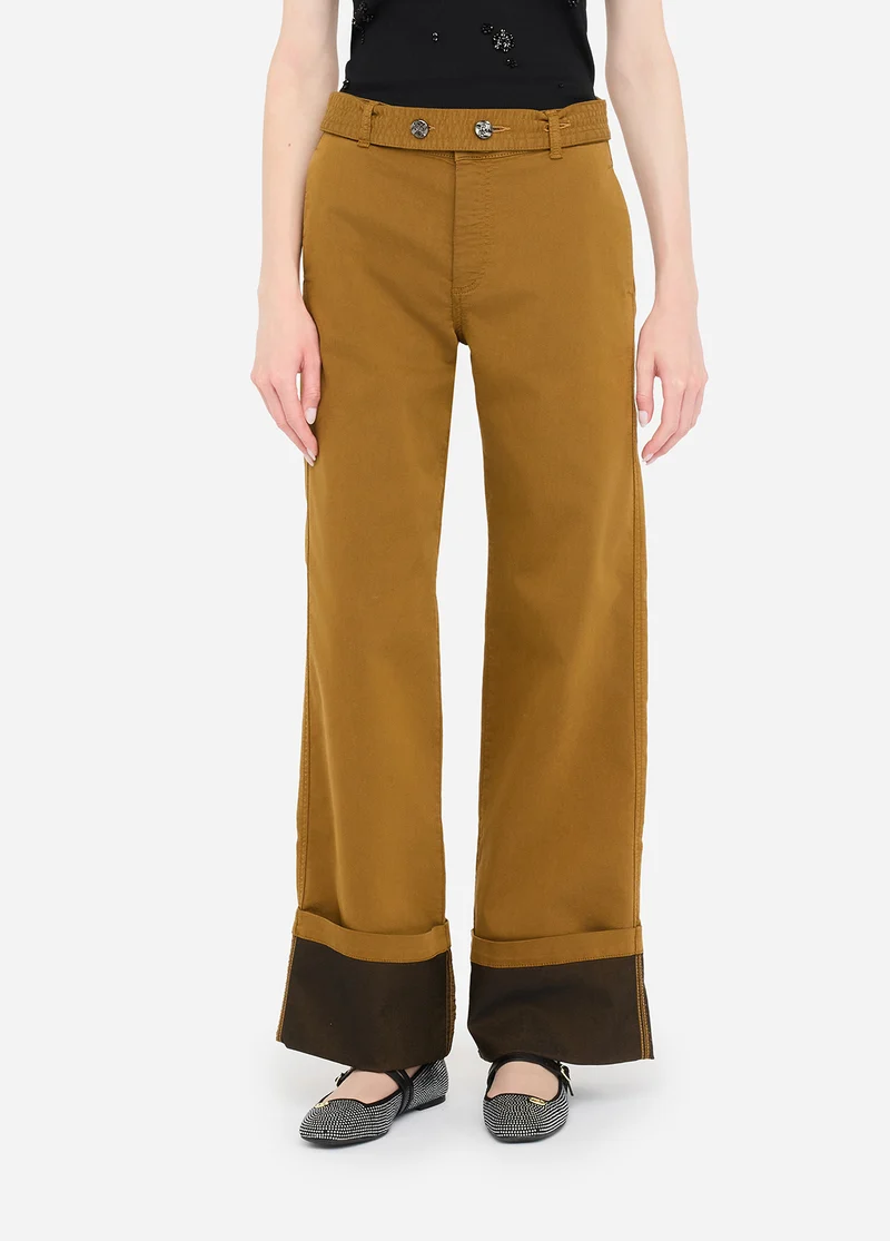 Trousers with Turn-Ups