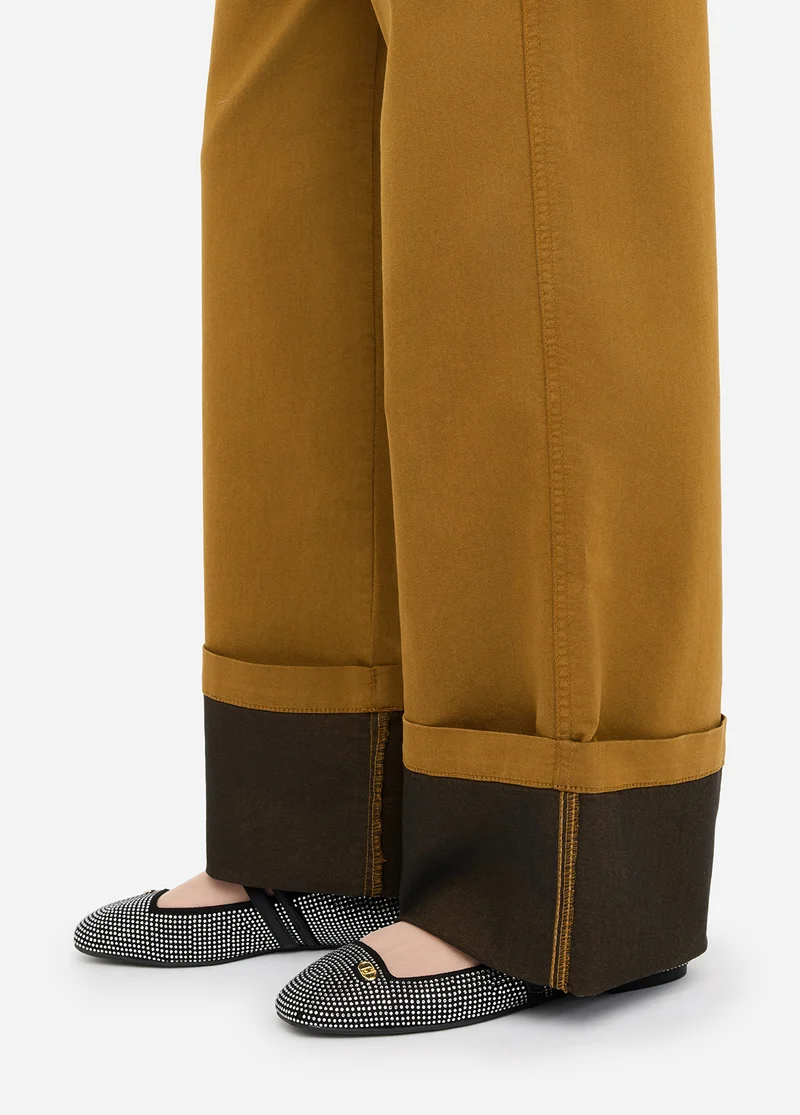 Trousers with Turn-Ups
