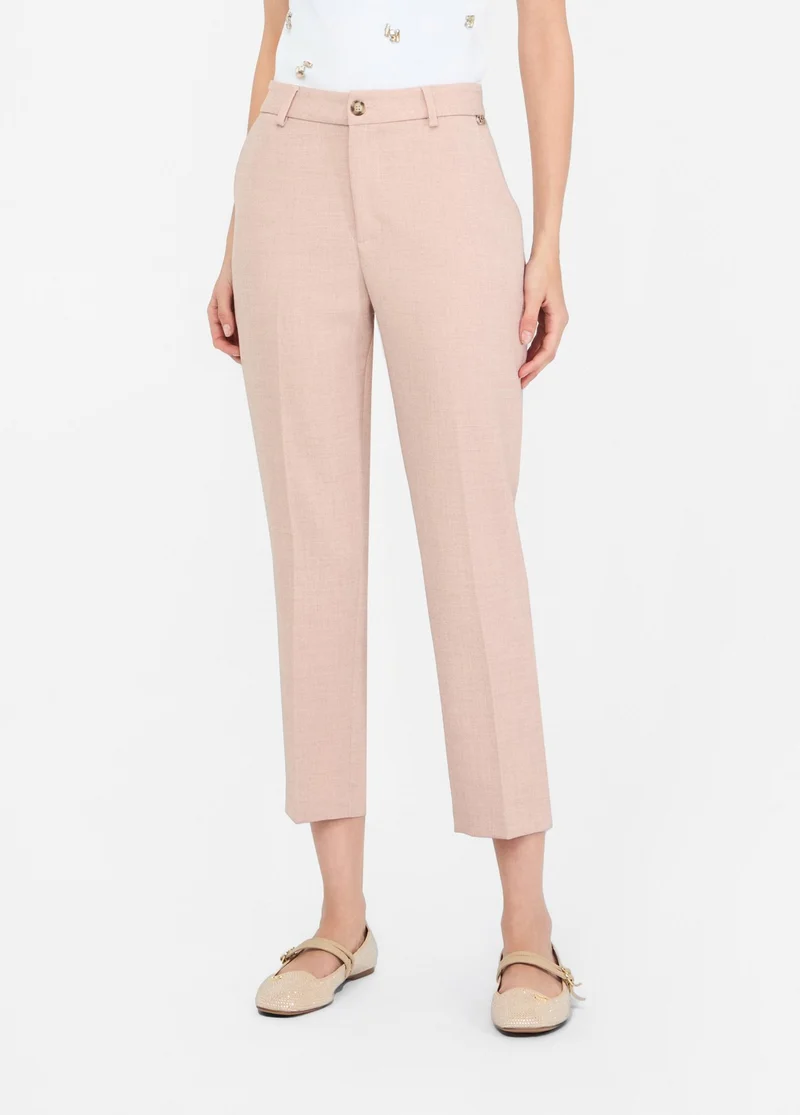 Mã©Lange Fabric Chinos