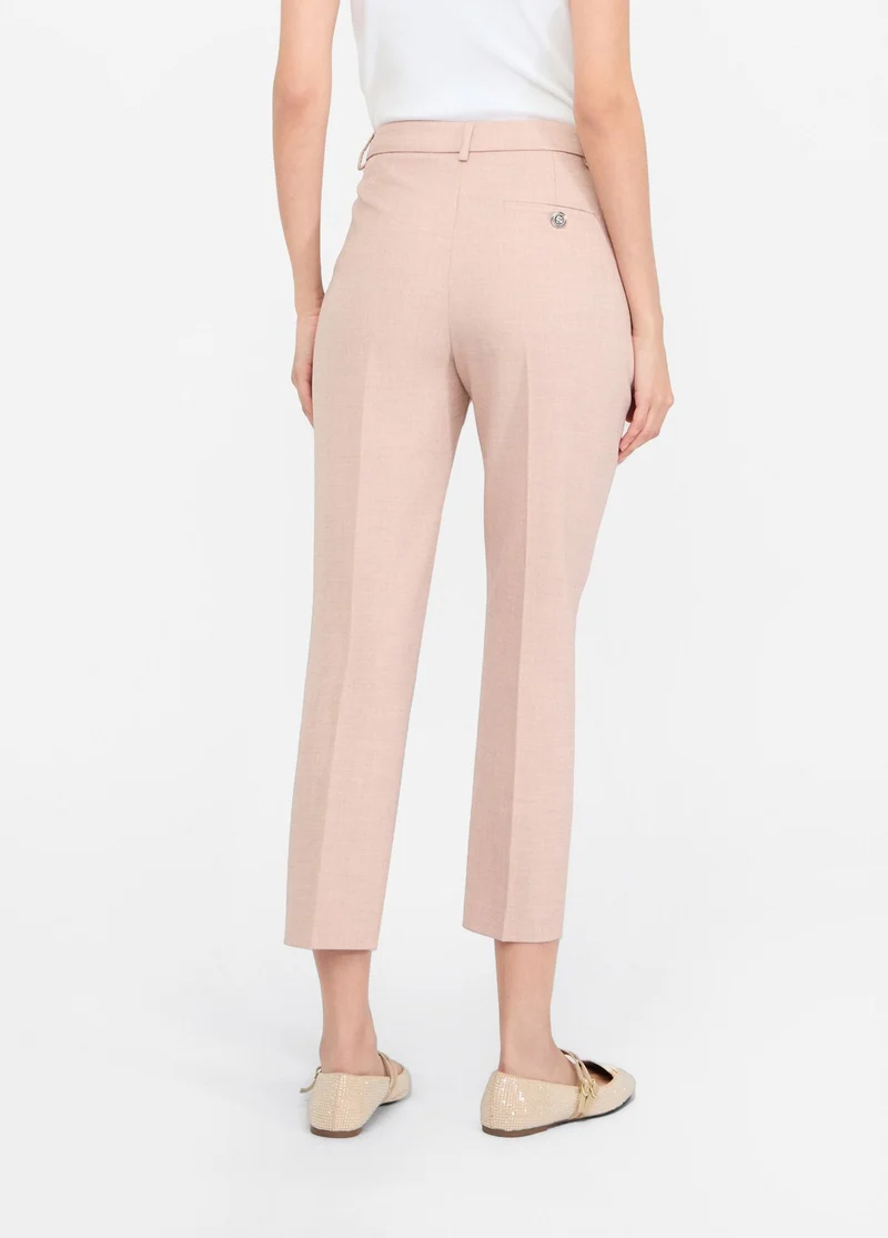 Mã©Lange Fabric Chinos