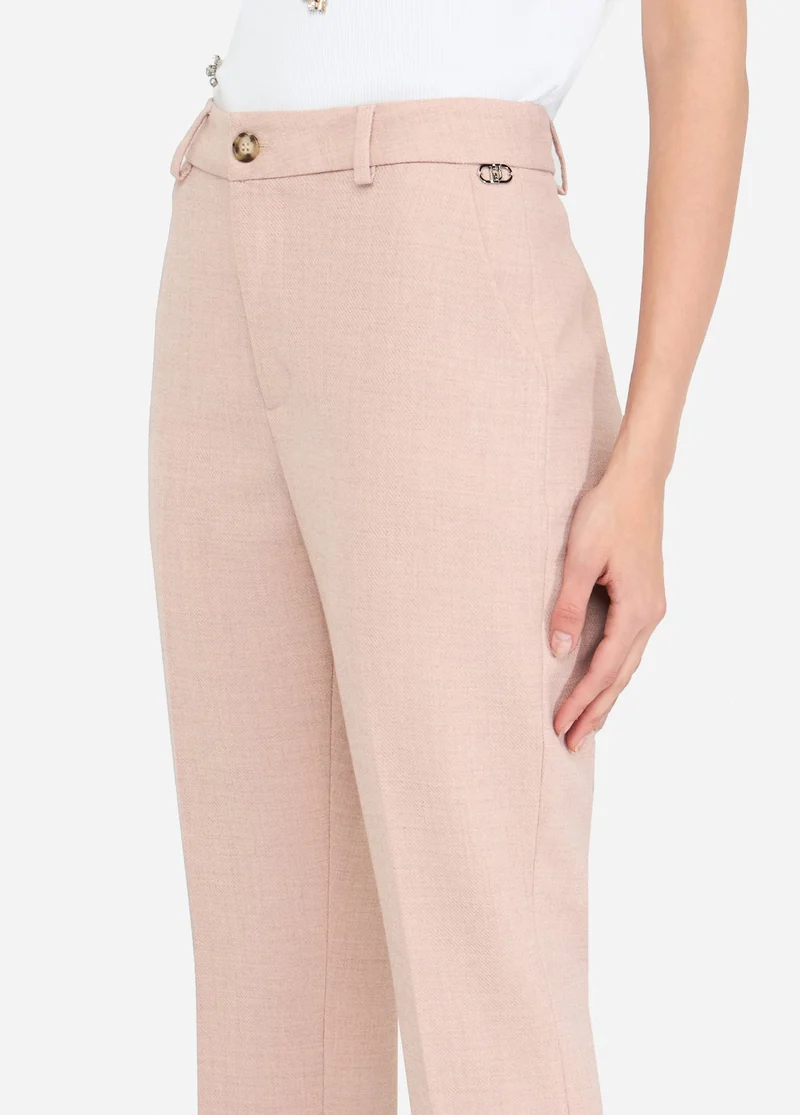 Mã©Lange Fabric Chinos