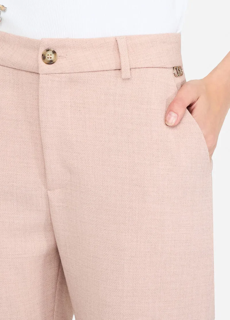 Mã©Lange Fabric Chinos