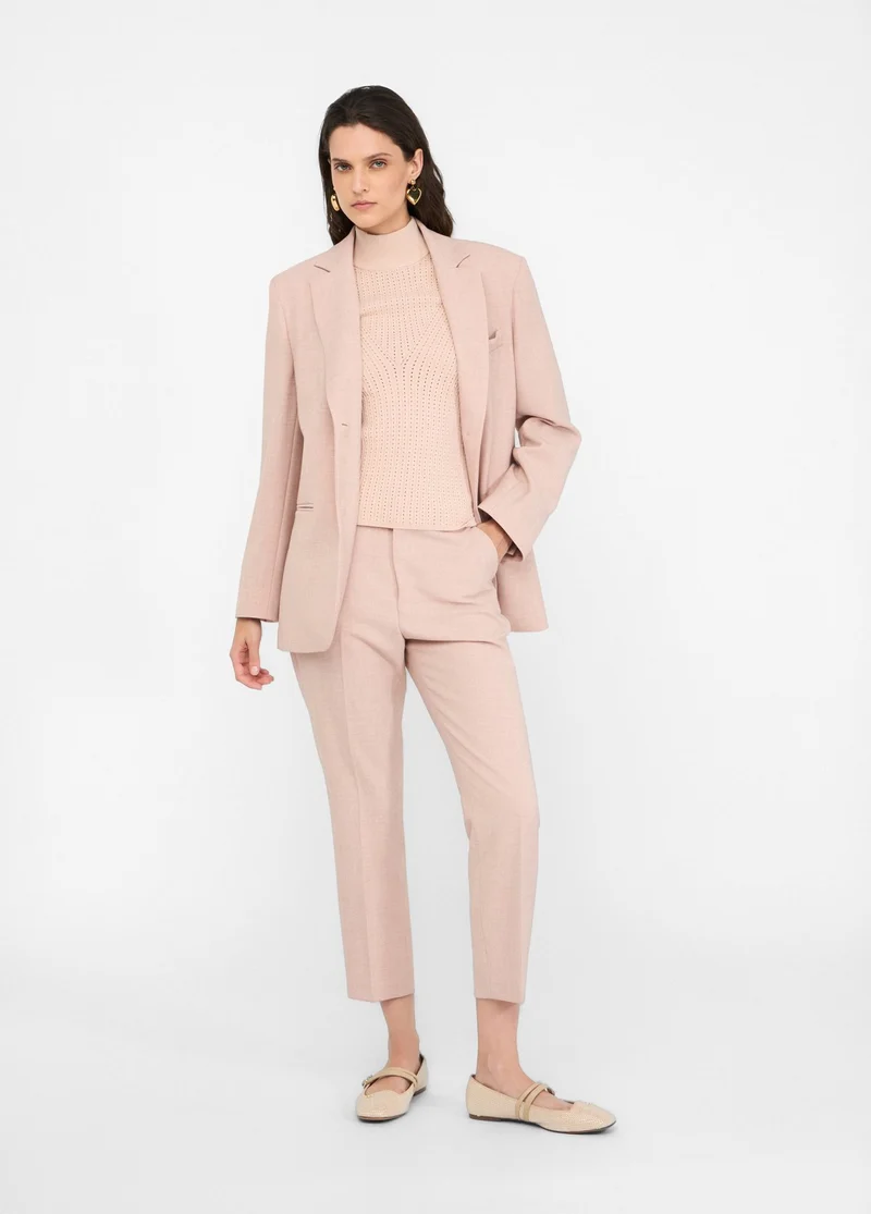 Mã©Lange Fabric Chinos