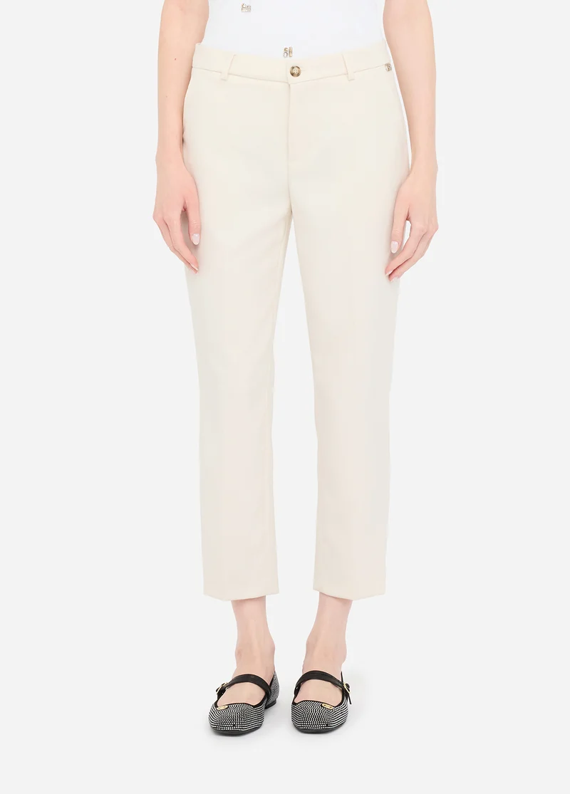 Mã©Lange Fabric Chinos