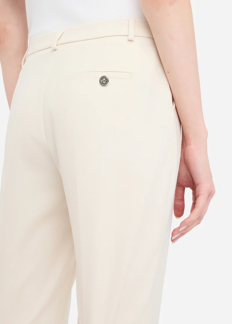 Mã©Lange Fabric Chinos