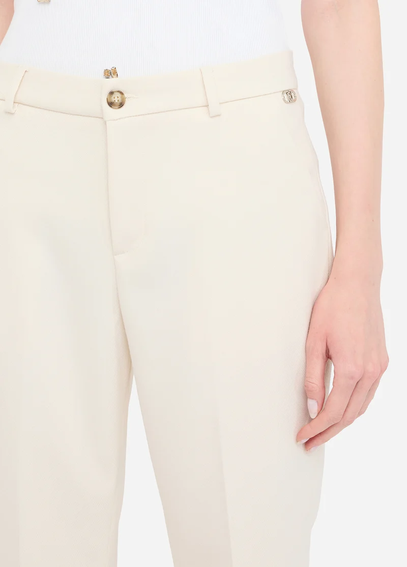 Mã©Lange Fabric Chinos