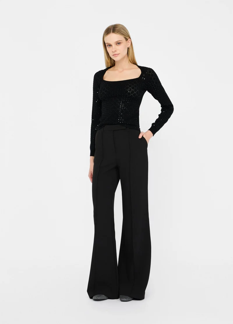 Cady Flare Trousers