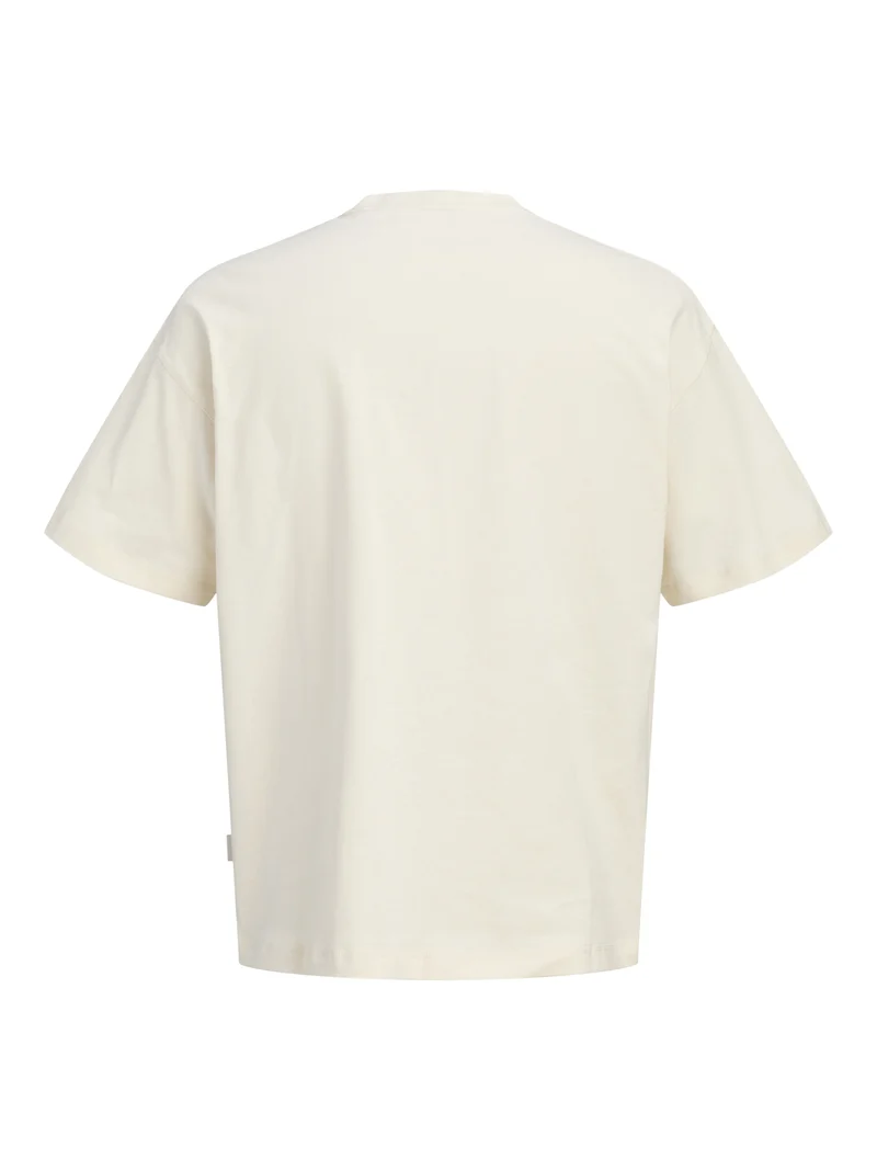 JORCHAMBERI TYPO TEE SS CN, Antique White