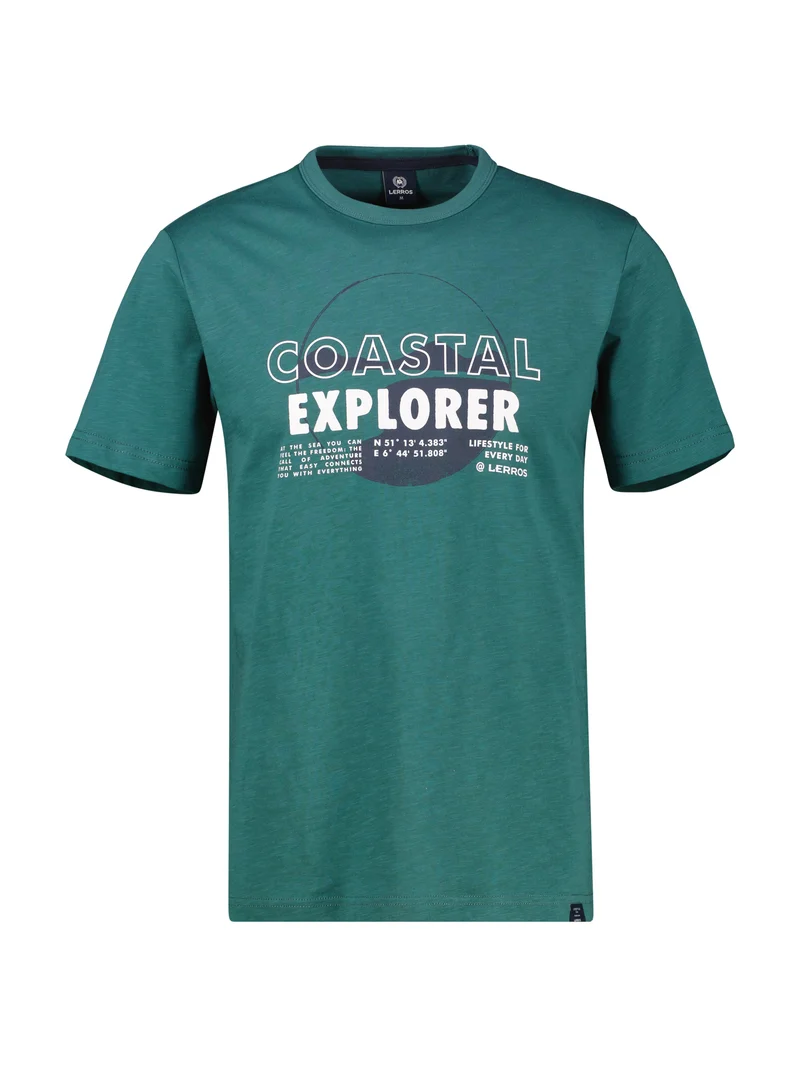 T-SHIRT/SERAFINO 1/2 ARM, SOFT TEAL