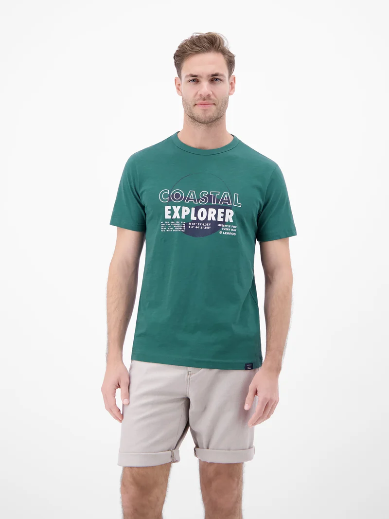 T-SHIRT/SERAFINO 1/2 ARM, SOFT TEAL