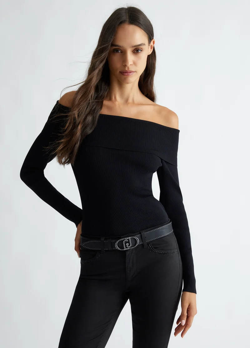 Black Leather Belt