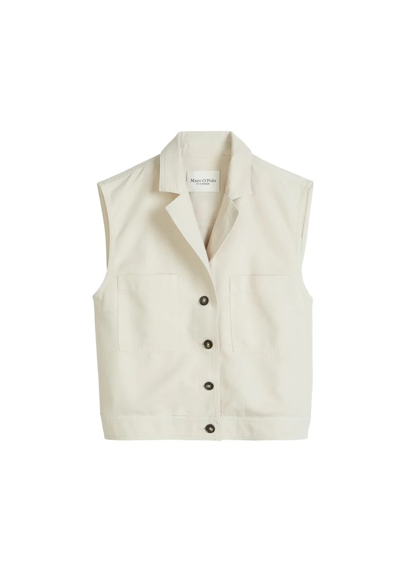 Woven Indoor Vests, Grey Silk