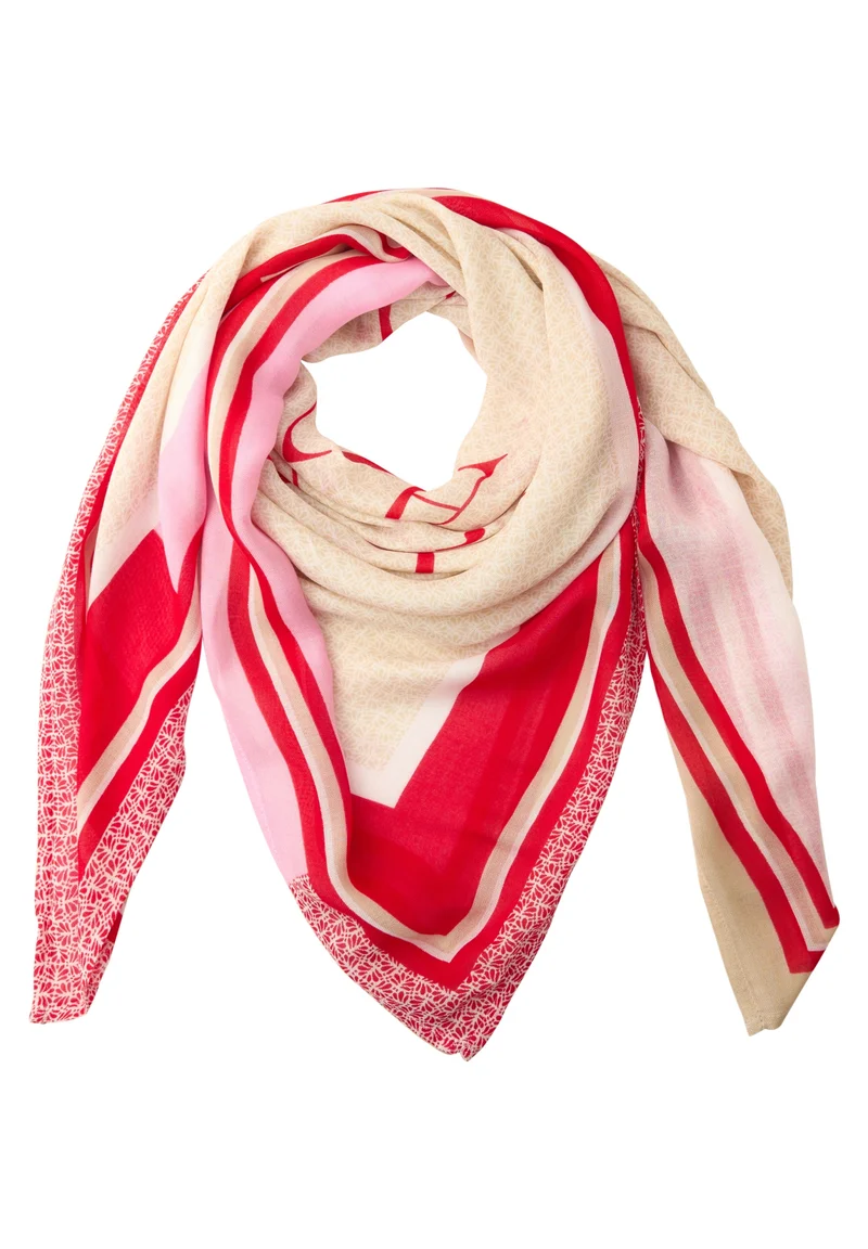 Modal Print Square, salsa red