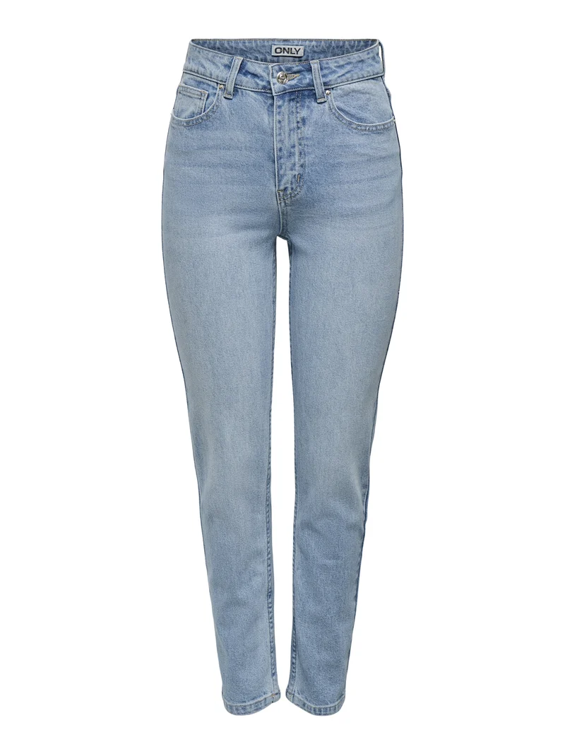 ONLEMILY HW STRAIGHT ANK DNM MAE009, Light Blue Denim