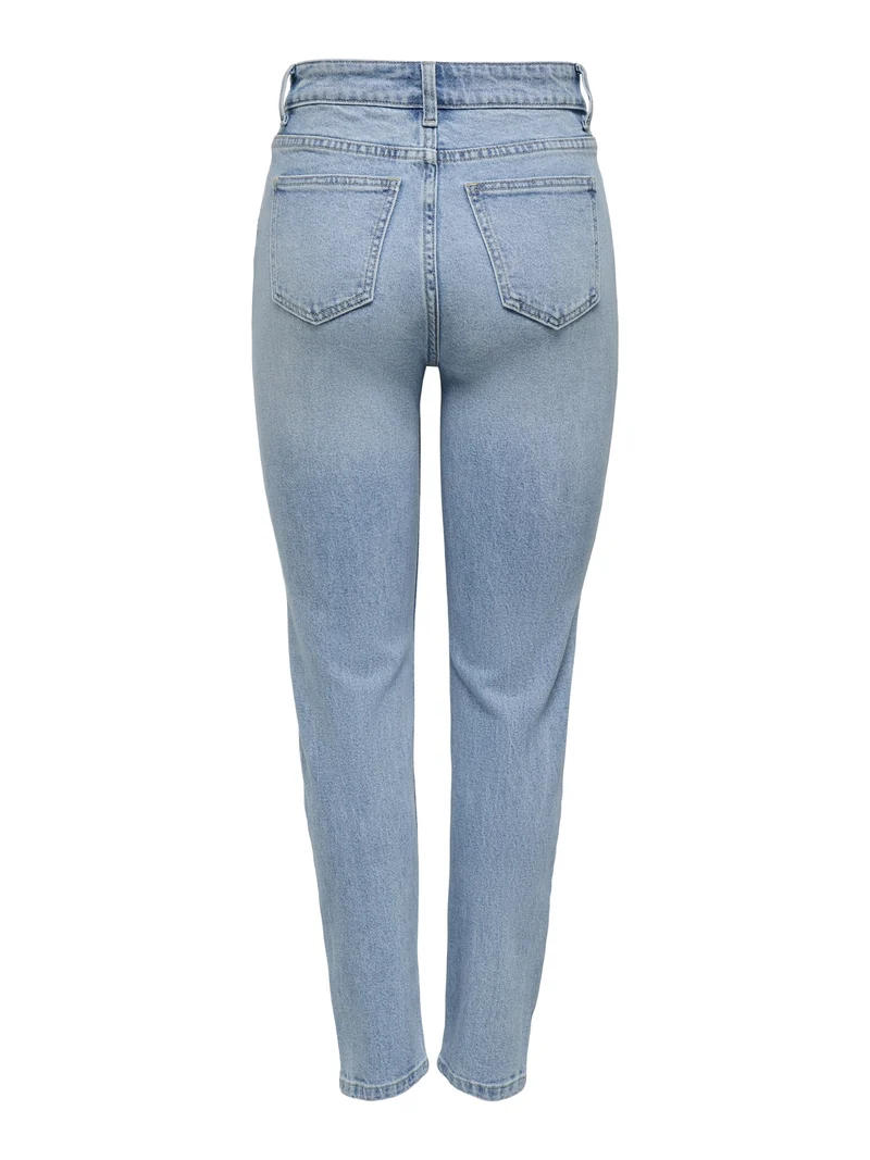 ONLEMILY HW STRAIGHT ANK DNM MAE009, Light Blue Denim