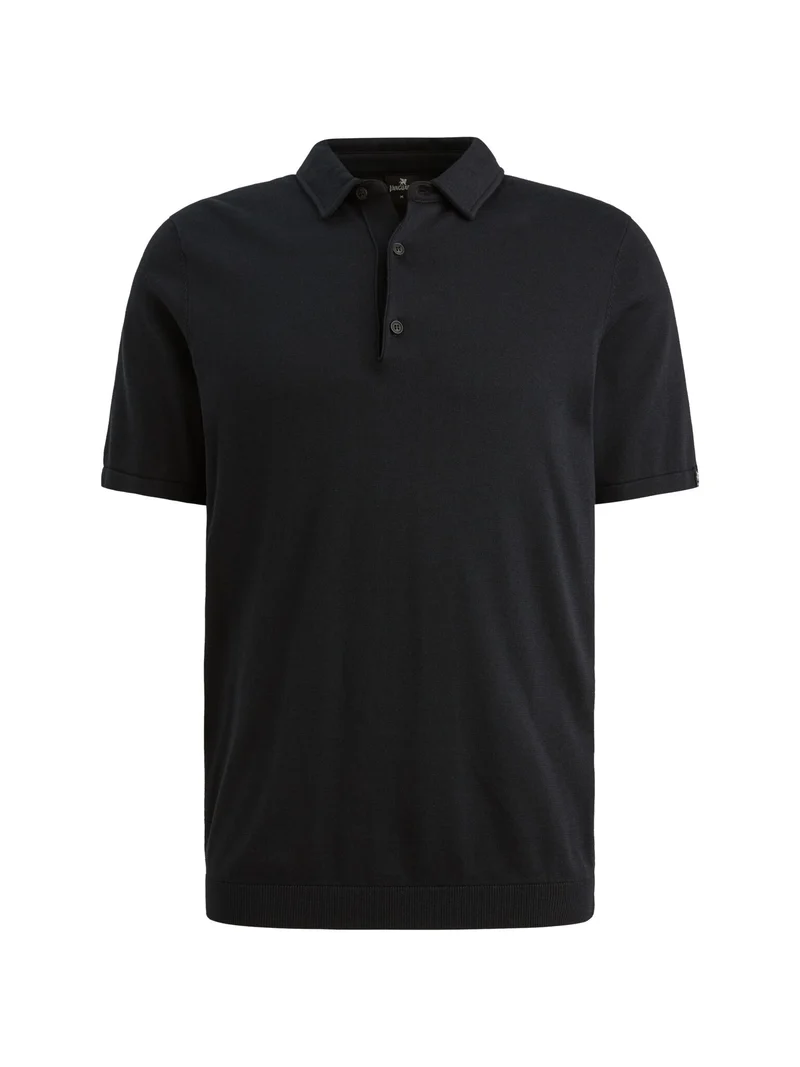 Short sleeve polo cotton modal mou, Sky Captain