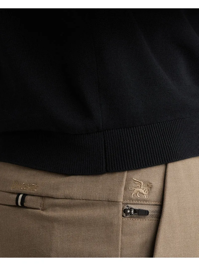 Short sleeve polo cotton modal mou, Sky Captain
