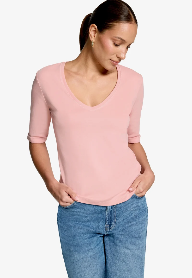 Shirt Kurz 1/2 Arm, Bridal Rose