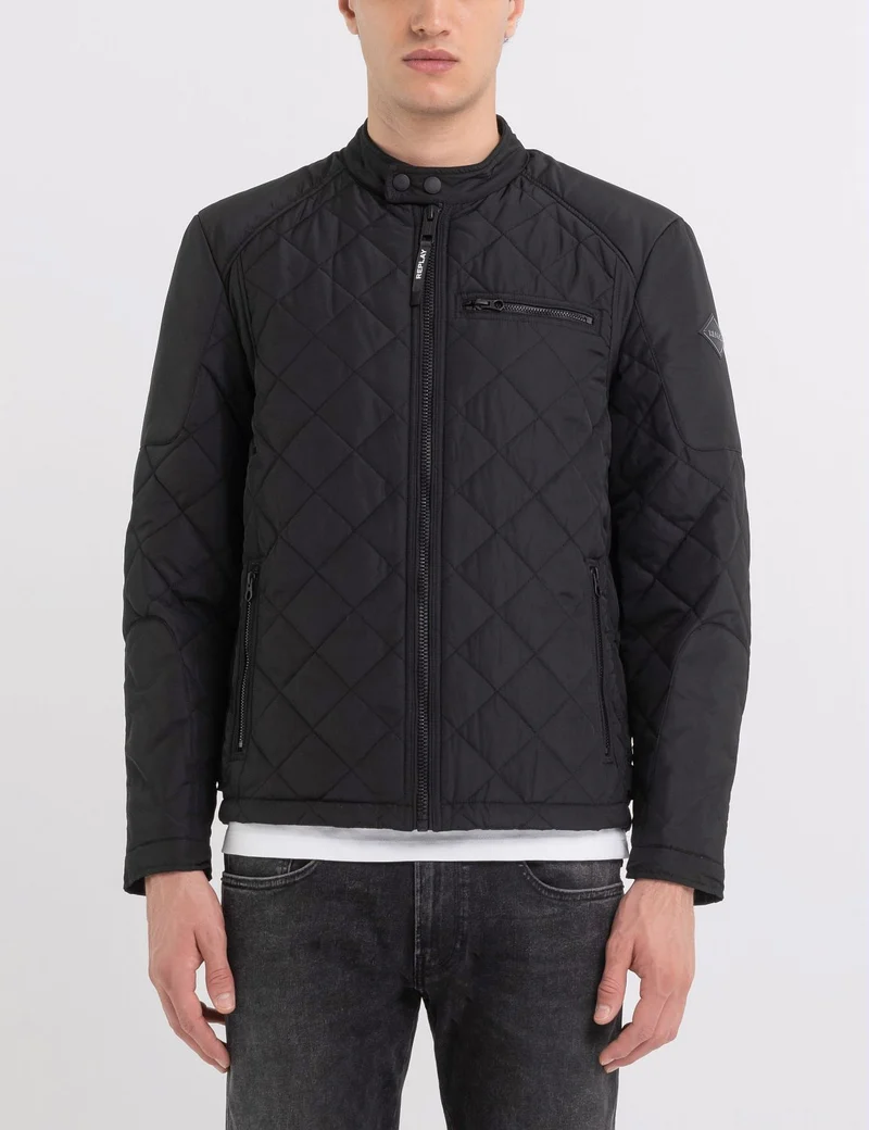 Jacke POLY OXFORD, BLACK