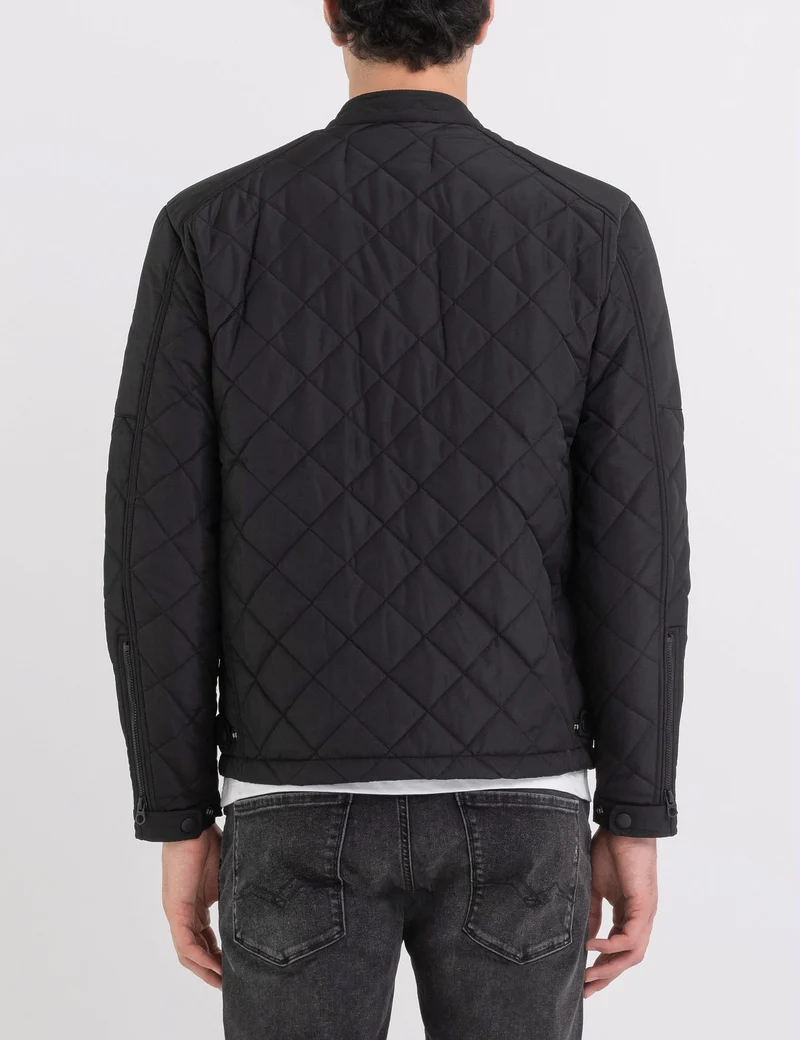 Jacke POLY OXFORD, BLACK