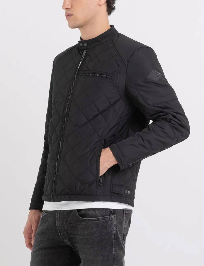 Jacke POLY OXFORD, BLACK