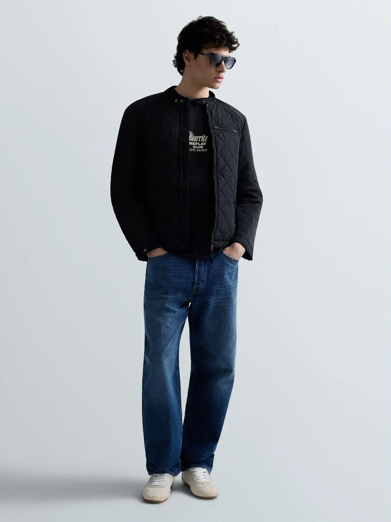 Jacke POLY OXFORD, BLACK