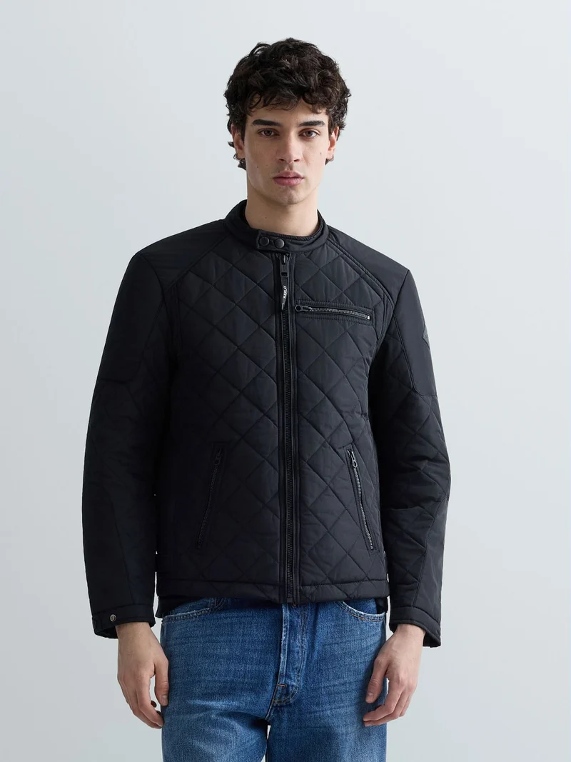 Jacke POLY OXFORD, BLACK