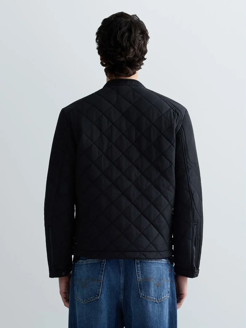 Jacke POLY OXFORD, BLACK