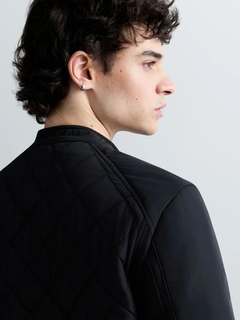 Jacke POLY OXFORD, BLACK