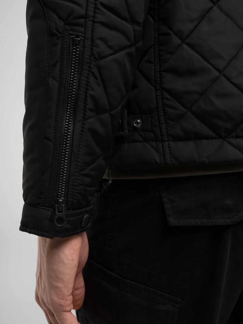 Jacke POLY OXFORD, BLACK