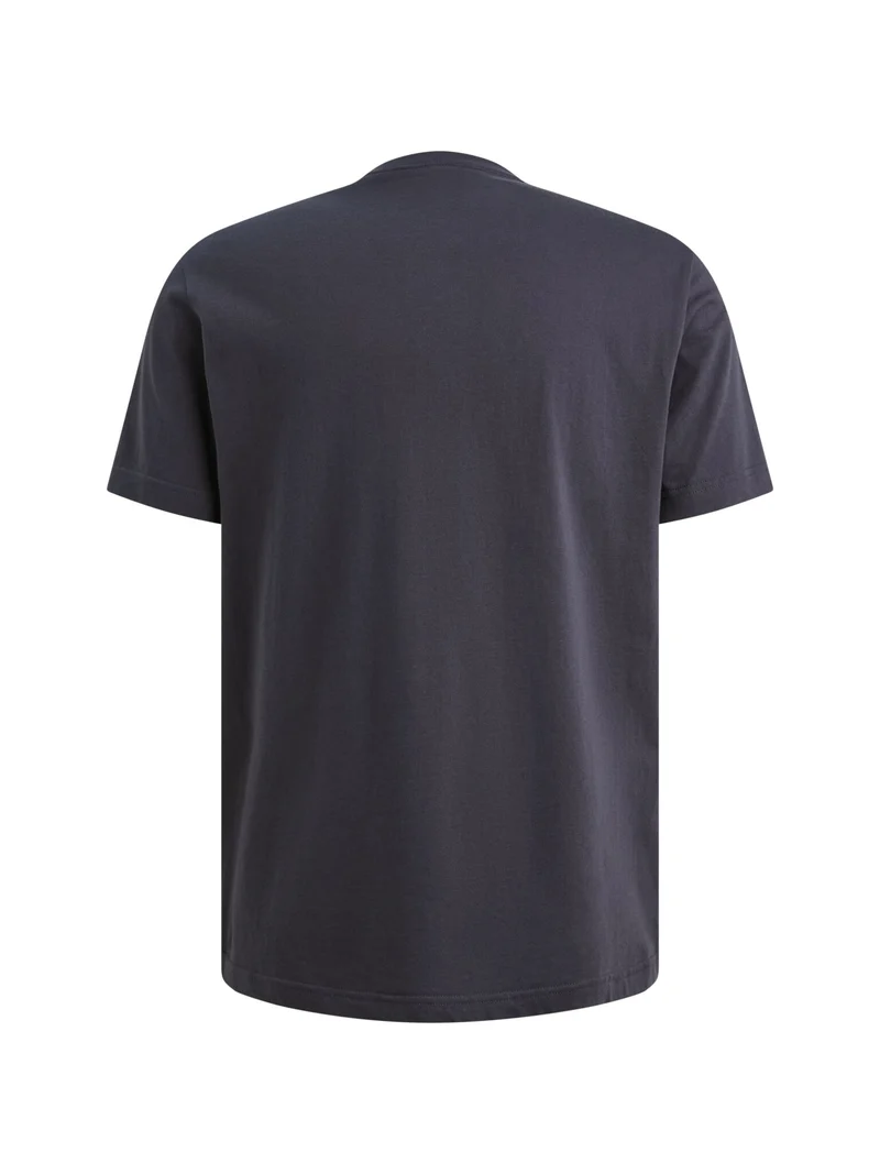 Short sleeve r-neck single jersey, Graphite