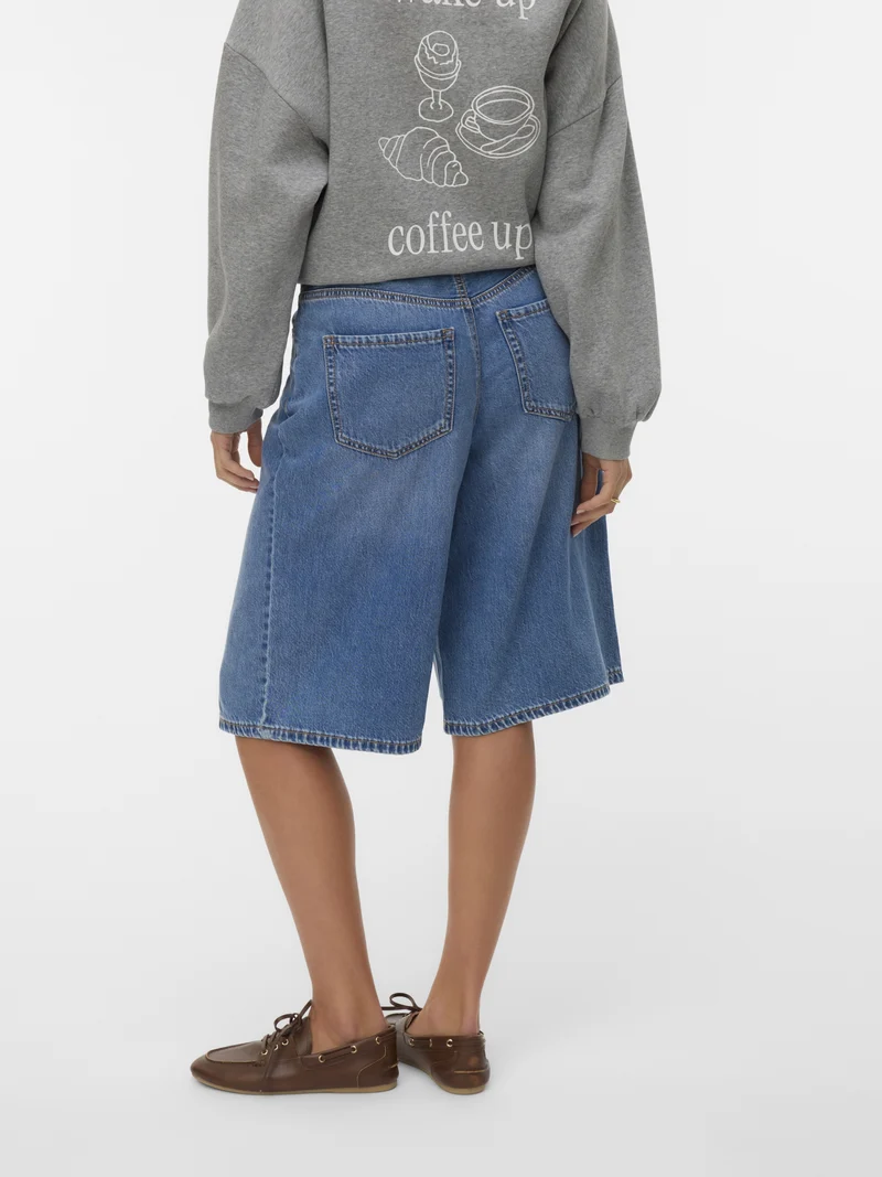 VMALVIDA MR DENIM JORTS LI3156, Medium Blue Denim