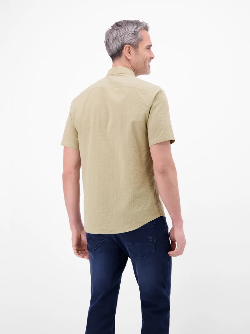 HEMD 1/2 ARM, GRAVEL BEIGE