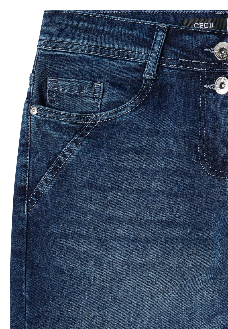 Style NOS Neele Mid Blue, mid blue used wash