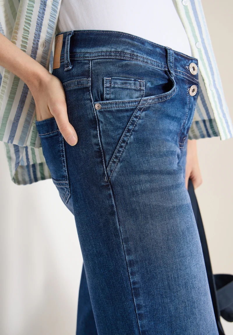 Style NOS Neele Mid Blue, mid blue used wash