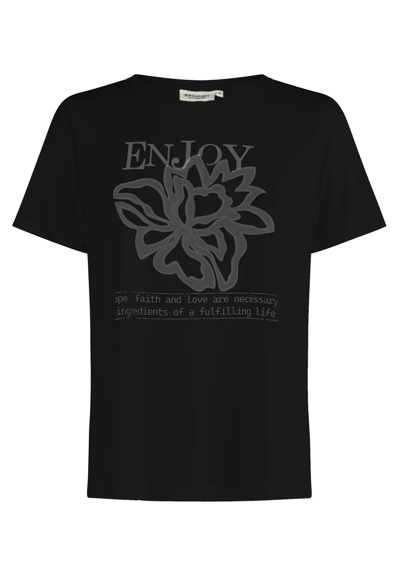 T-SHIRT, BLACK