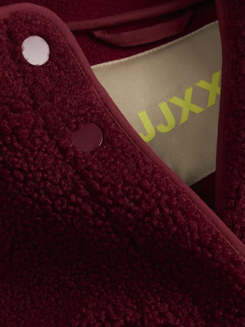 JXVERA TEDDY JACKET OTW SN, Cabernet