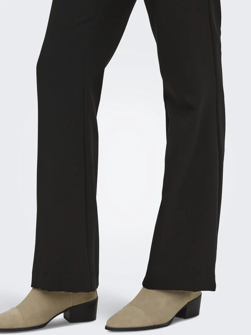 ONLRAVEN LIFE HW FLARE PANT CC TLR, Black