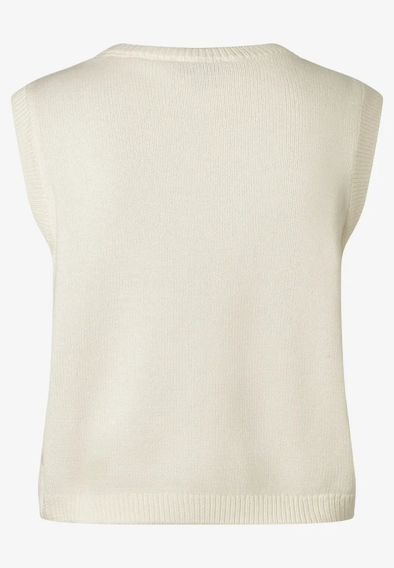 Pullover with Glitter Effect, off white