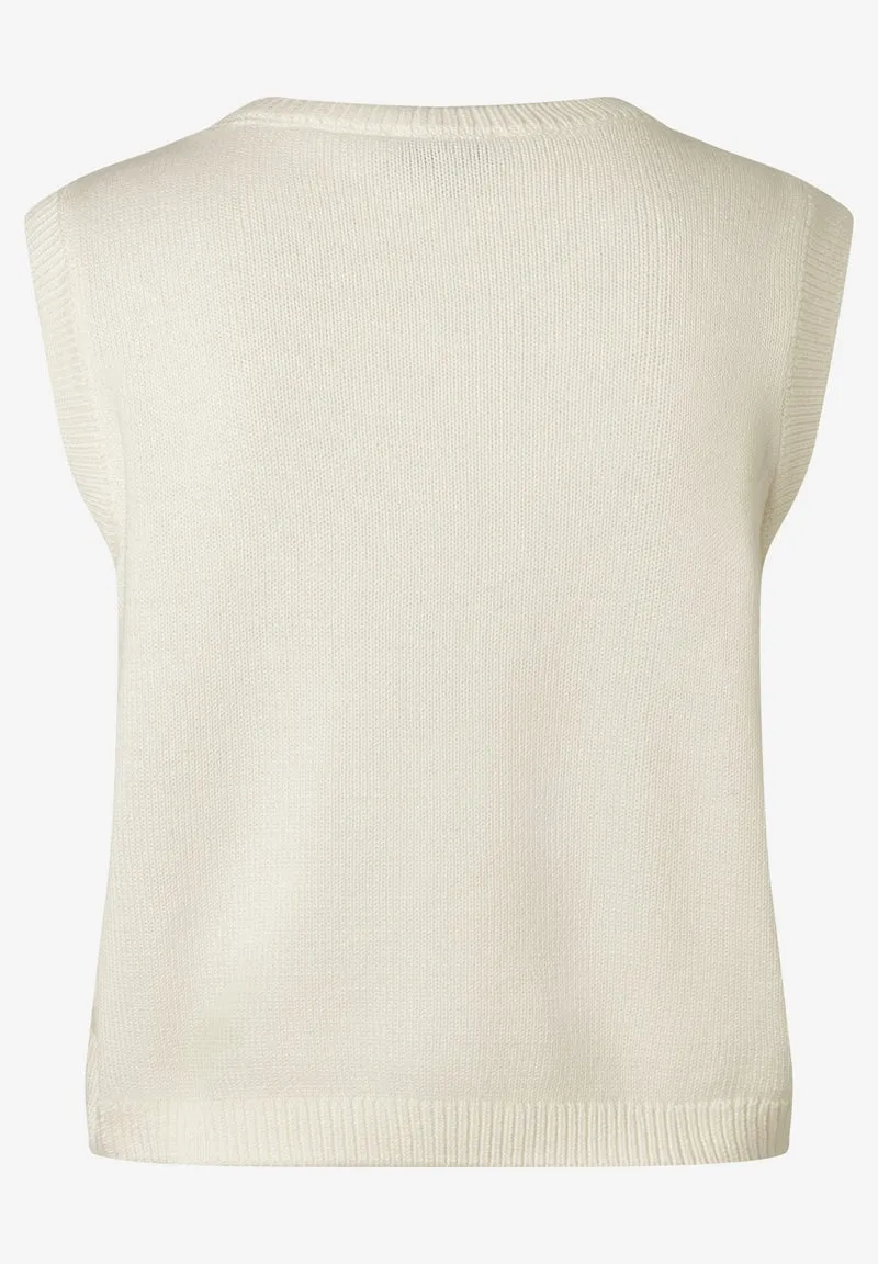 Pullover with Glitter Effect, off white