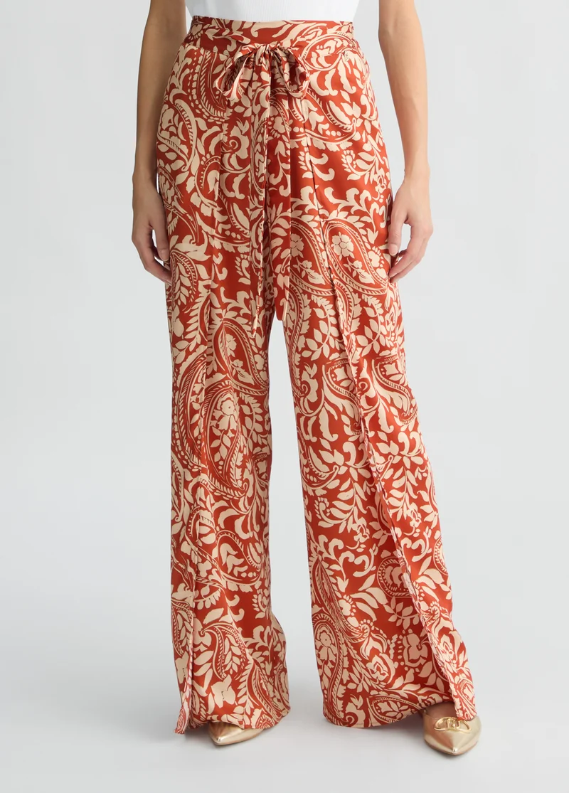 Printed Twill Trousers