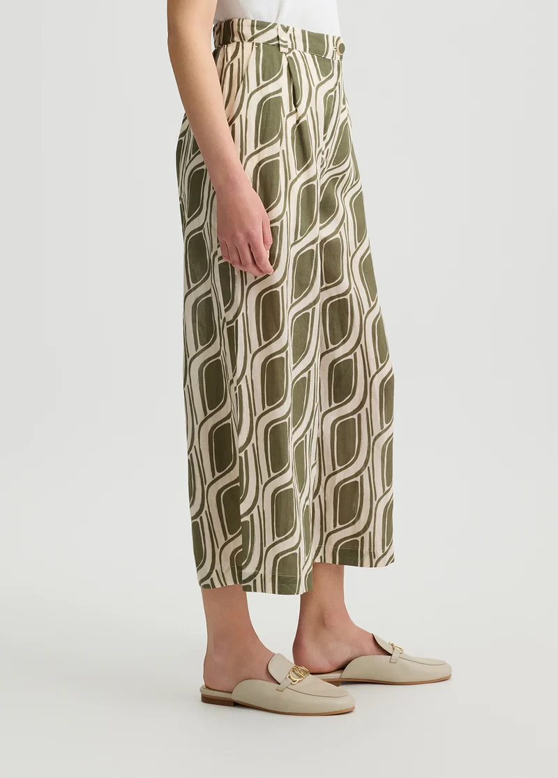 Ramie Palazzo Trousers