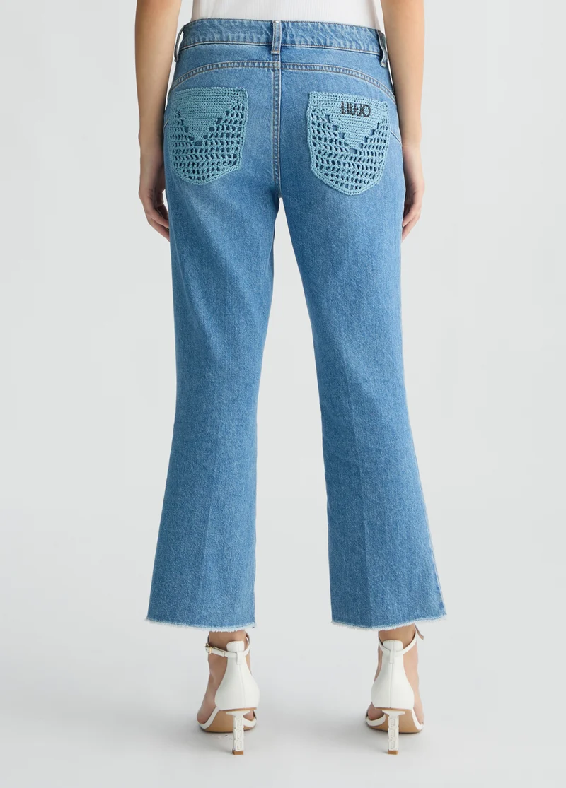 High-Rise Bootcut Jeans
