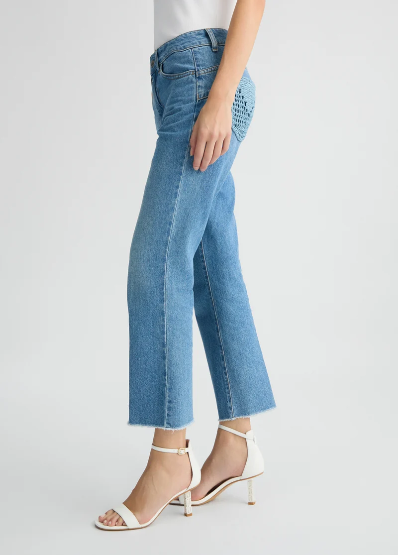 High-Rise Bootcut Jeans