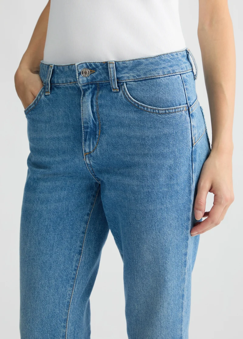 High-Rise Bootcut Jeans