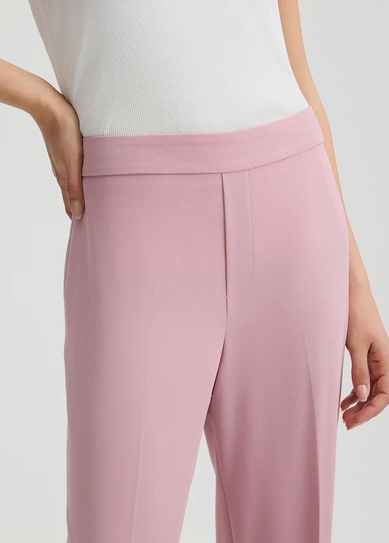 High-Rise Cropped Trousers